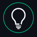 Icono monitoreo y control de iluminación industrial