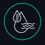 Icono sensores de temperatura y humedad